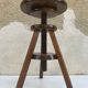 Adjustable tripod stool from the 70s
