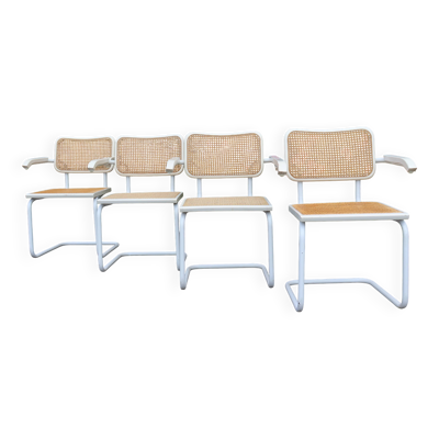 4 chaises B32 par Marcel Breuer