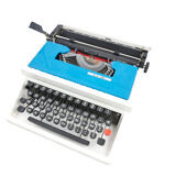 Underwood 315 vintage blue typewriter
