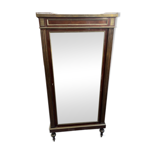 Vitrine Louis XVI, de - acajou