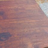 19th century farmhouse table with spindle legs, 225cm