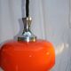 Hanging rises and drops vintage orange opaline