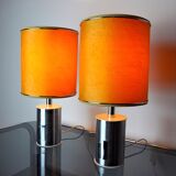 Pair of futuristic lamps by Marca SL, Spain, 1970