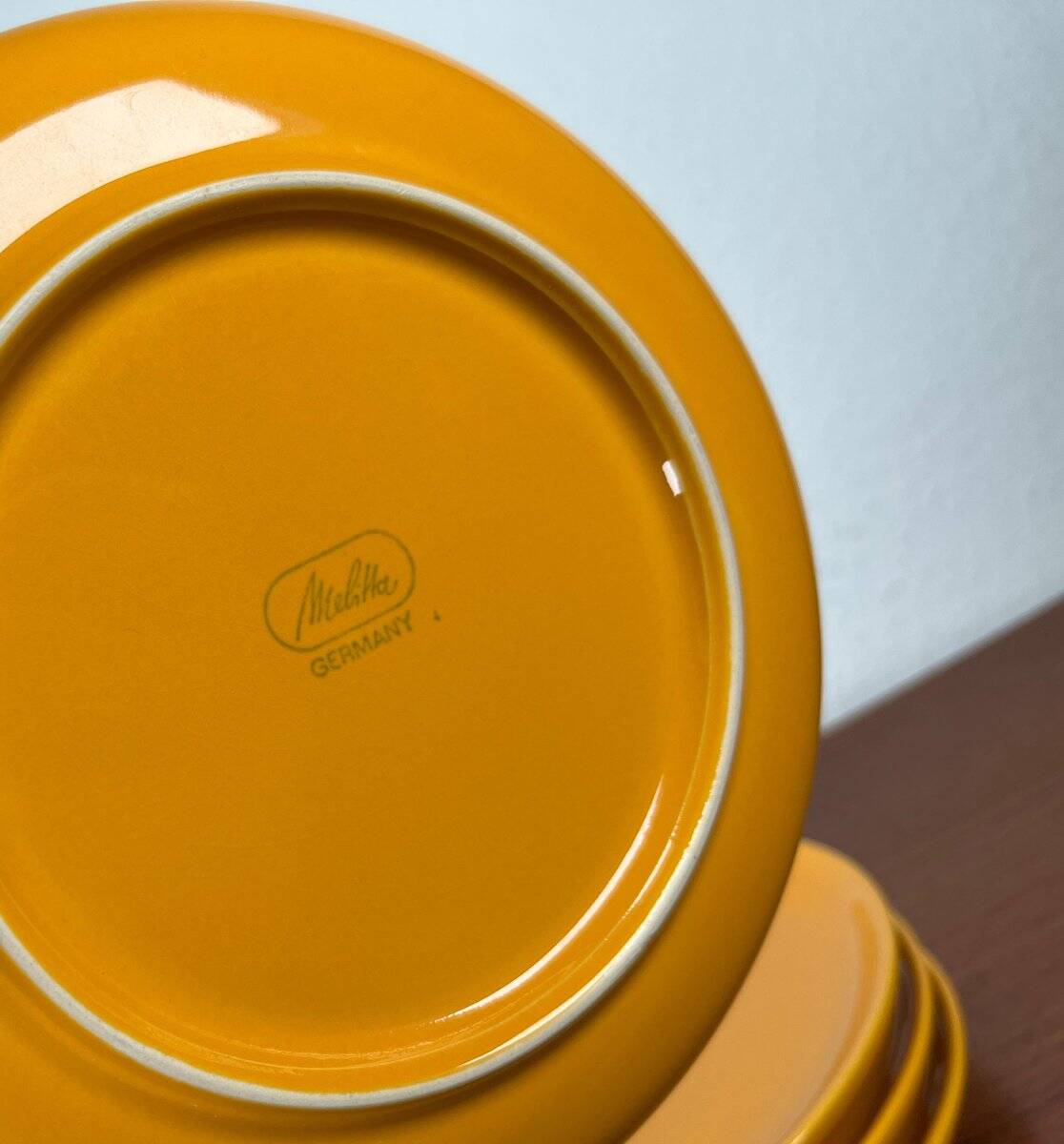 Mid-century modern space age German ceramic tea service from Heidelberg by Melitta, 1960s, set of 10.