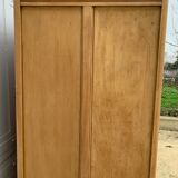 Paris raw wood cabinet 1950