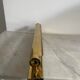 Vintage adjustable matt golden brass wall lamp, CVL, France 1980