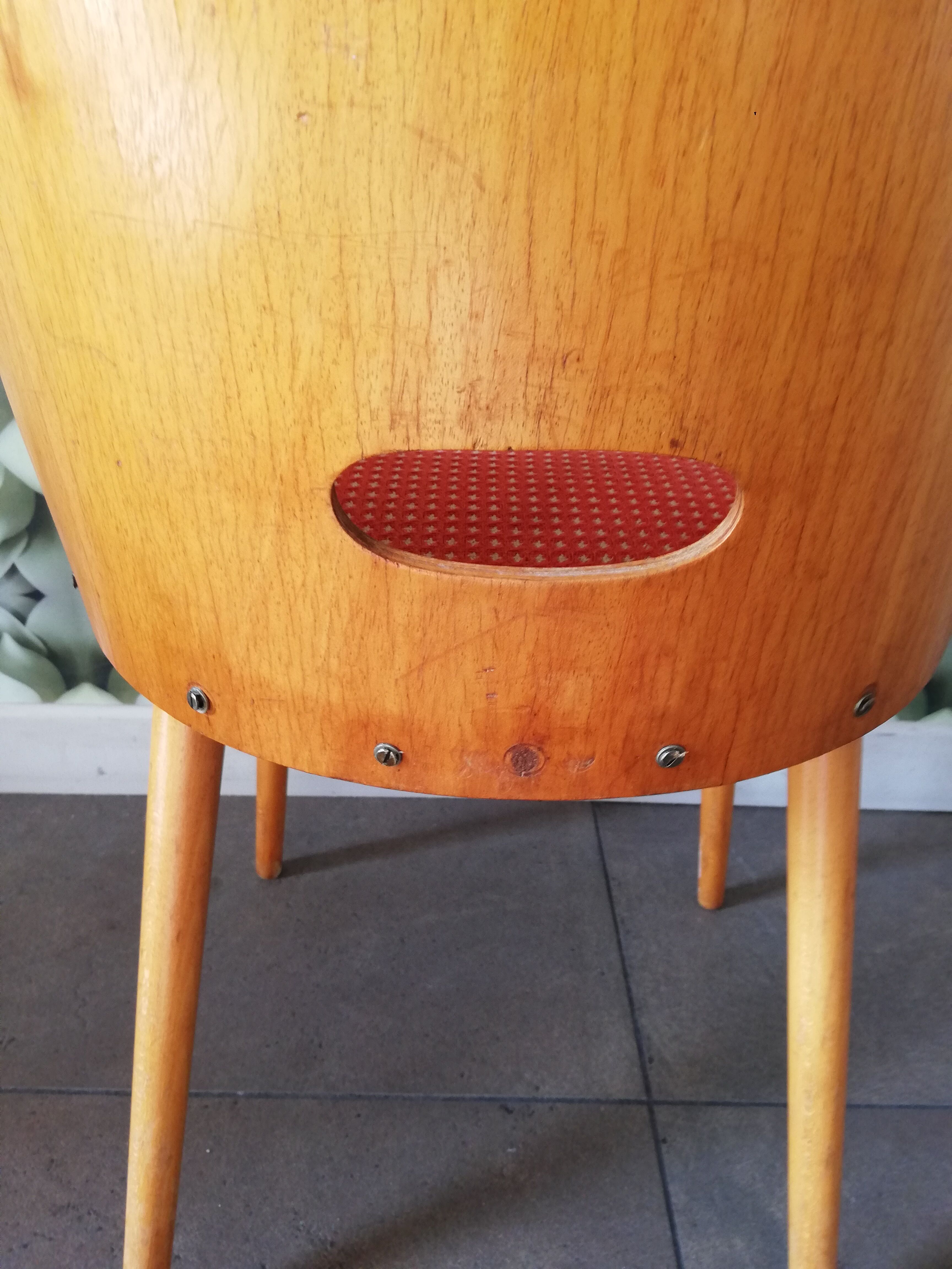 2 Vintage chairs Antonin Suman, Art Deco, Czechoslovakia 1960