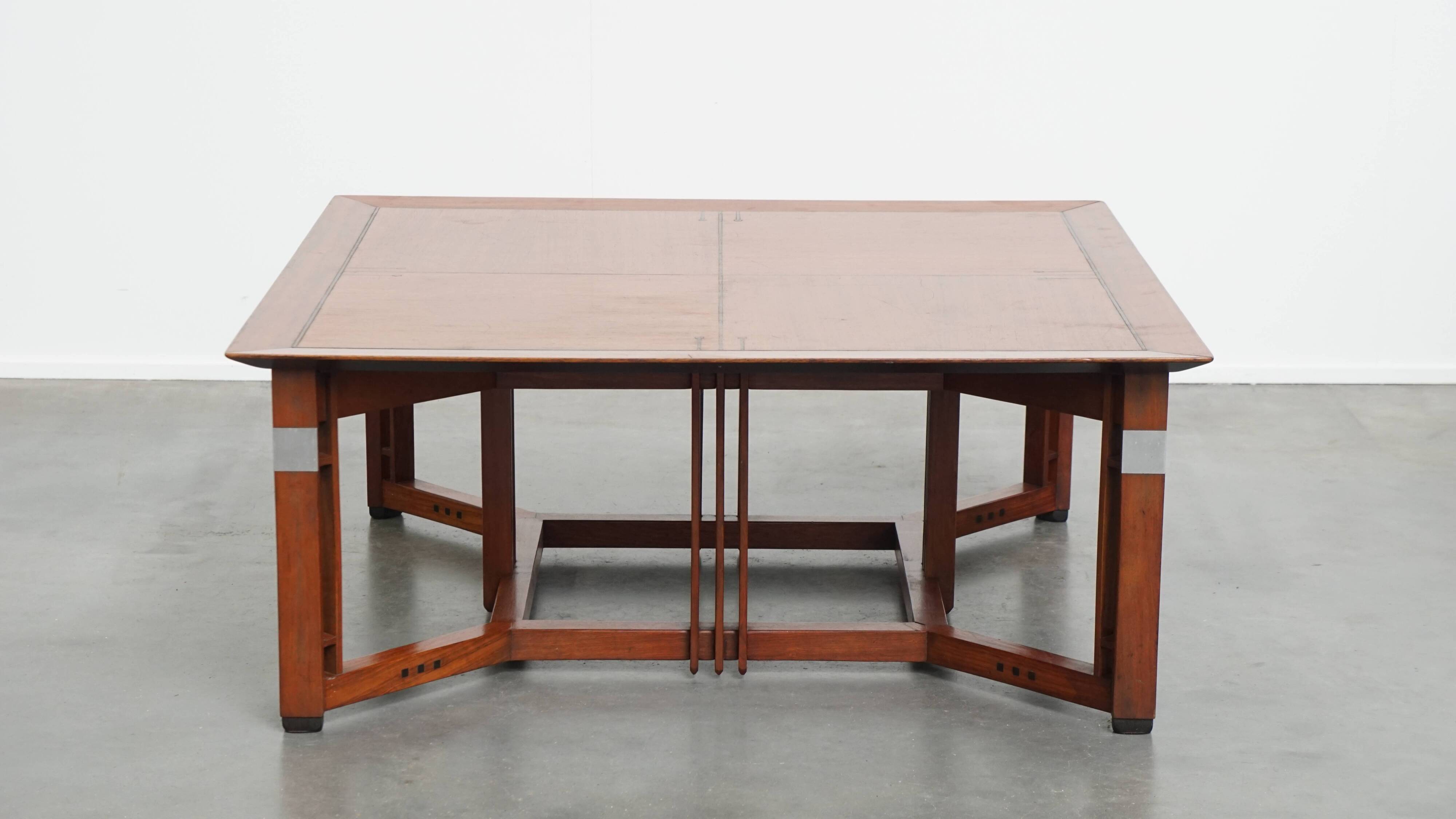 Large Square Art Deco Coffee Table