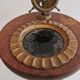 Older maritime floor ashtray on wooden base