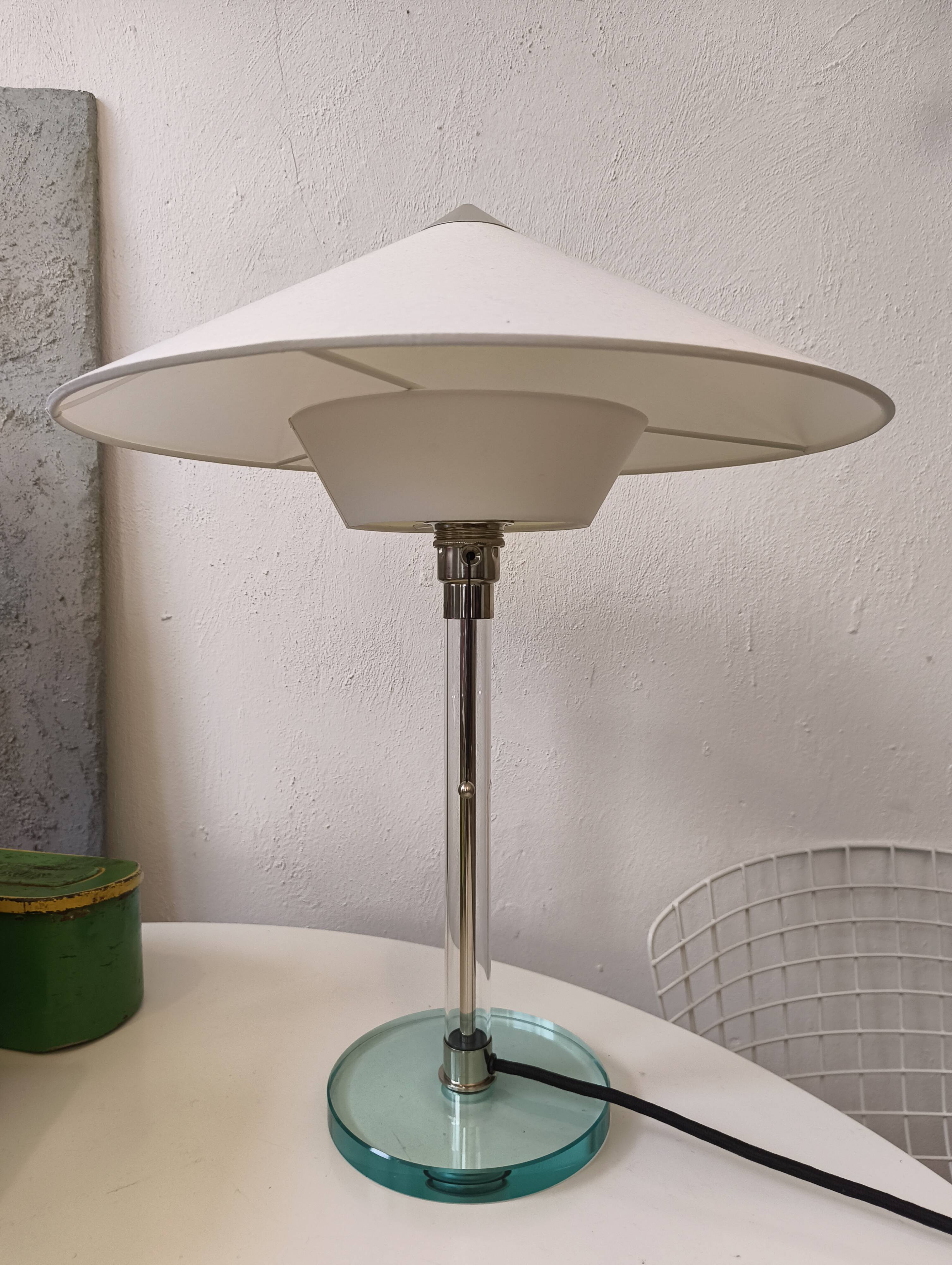 Table lamp by Wilhelm Wagenfeld for Technolumen