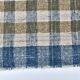 scandinavian kilim 290x190 cm , blue beige and  mustard colour.