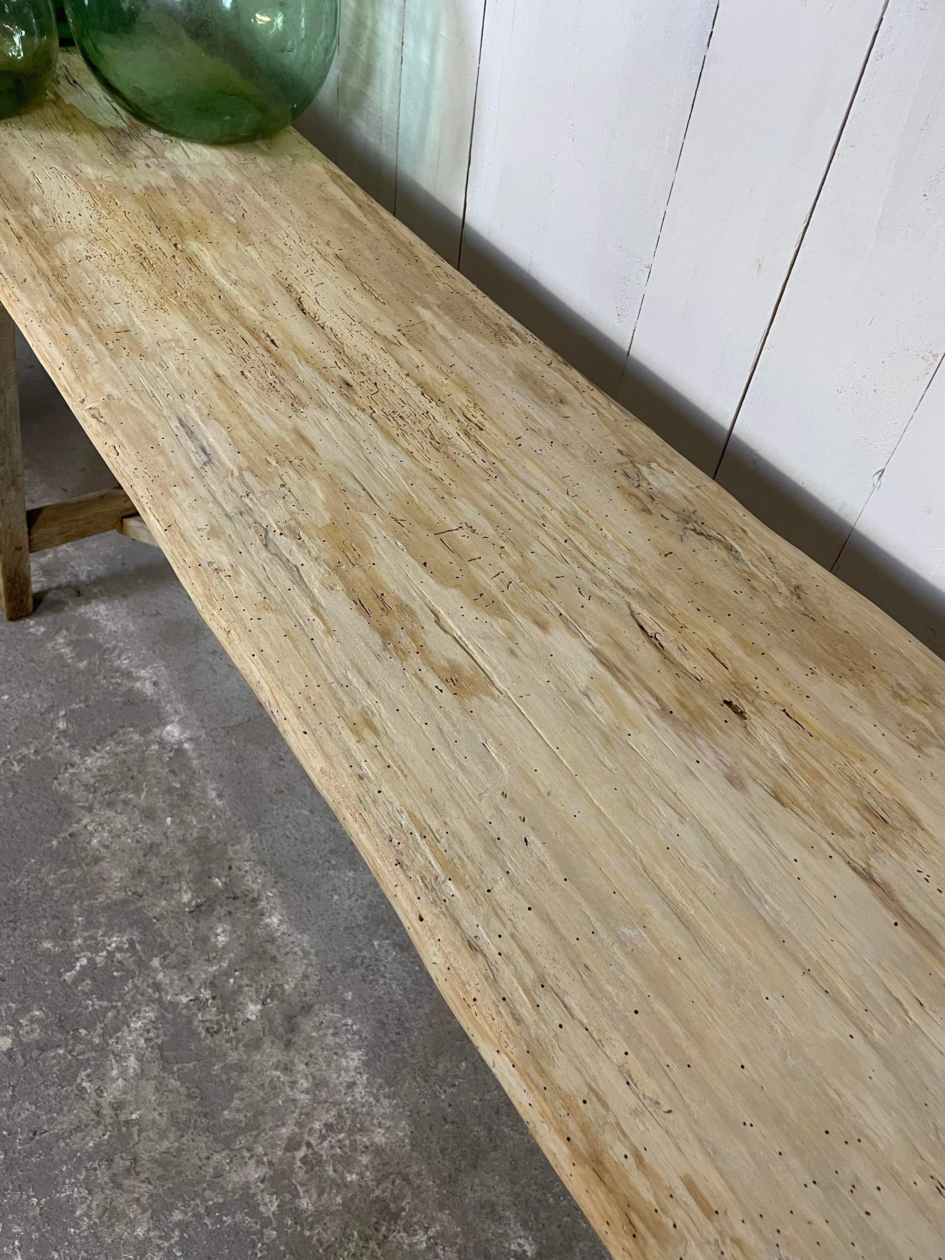 Established raw wood