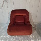 Velvet armchair