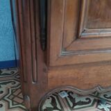 Large Louis XV style gendarme's hat-shaped wardrobe