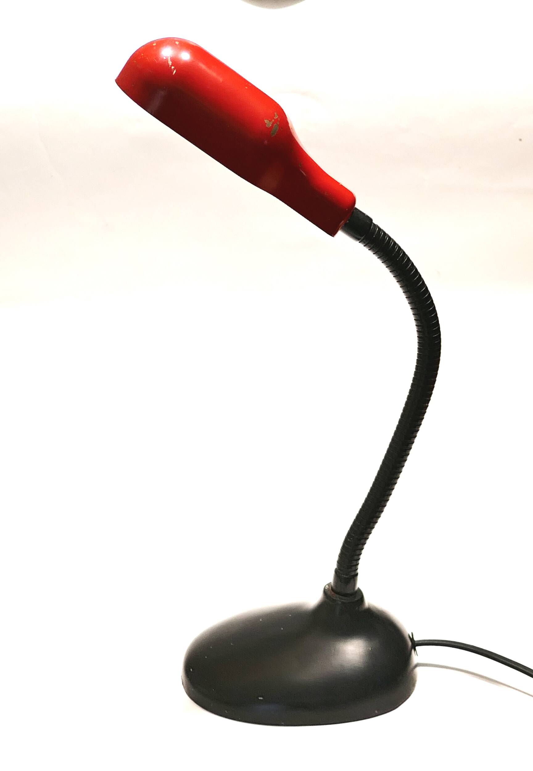 1960s articulated desk or workshop lamp in cast iron and metal