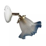 Blue Art Deco wall light