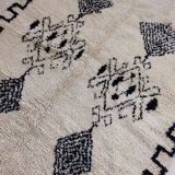 Handmade wool Berber rug 268x188 cm