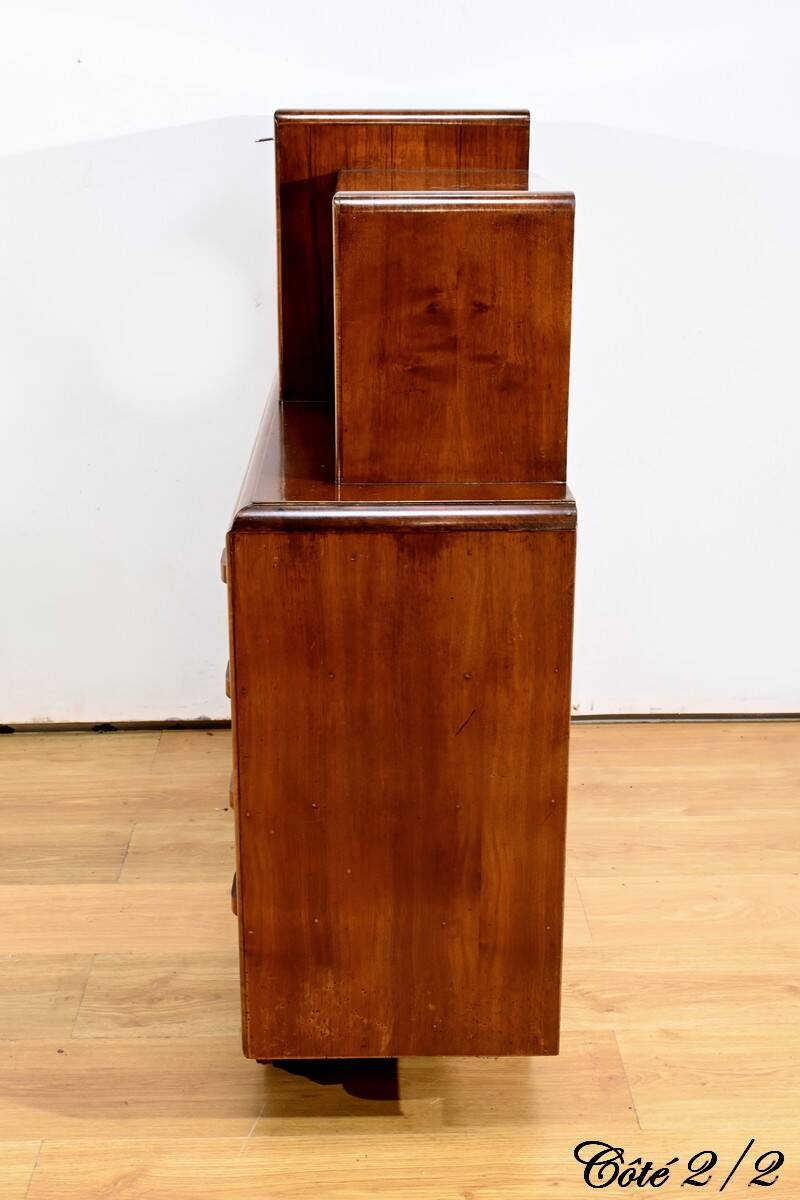 Meuble Vitré Rurka en Ronce de Noyer, Art Déco – 1940