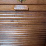 Curtain binder cabinet