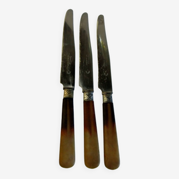Couteaux anciens couvert de table service estampille Au Diamant