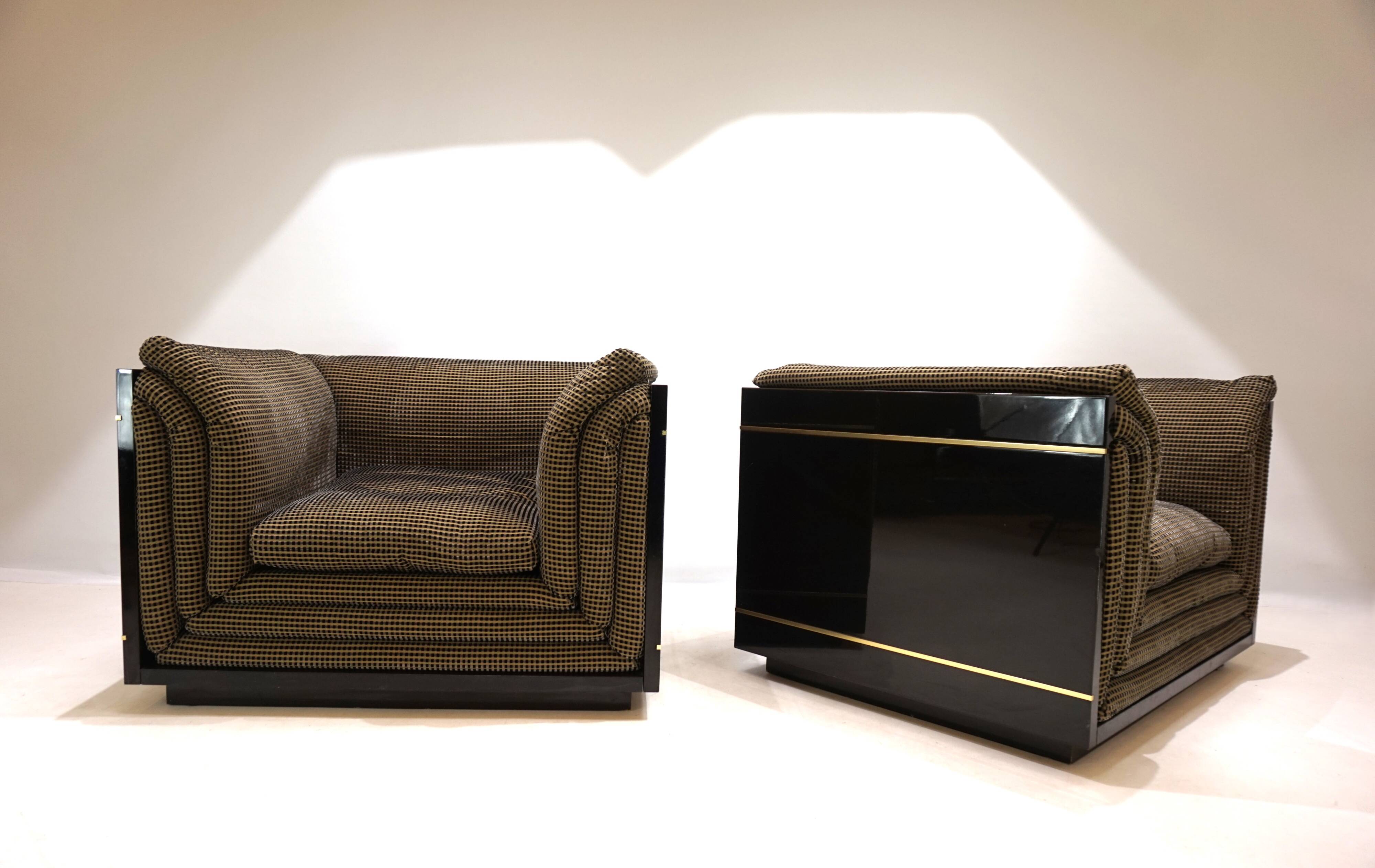 Ensemble de 2 chaises longues attribuées à Pierre Cardin, 1970