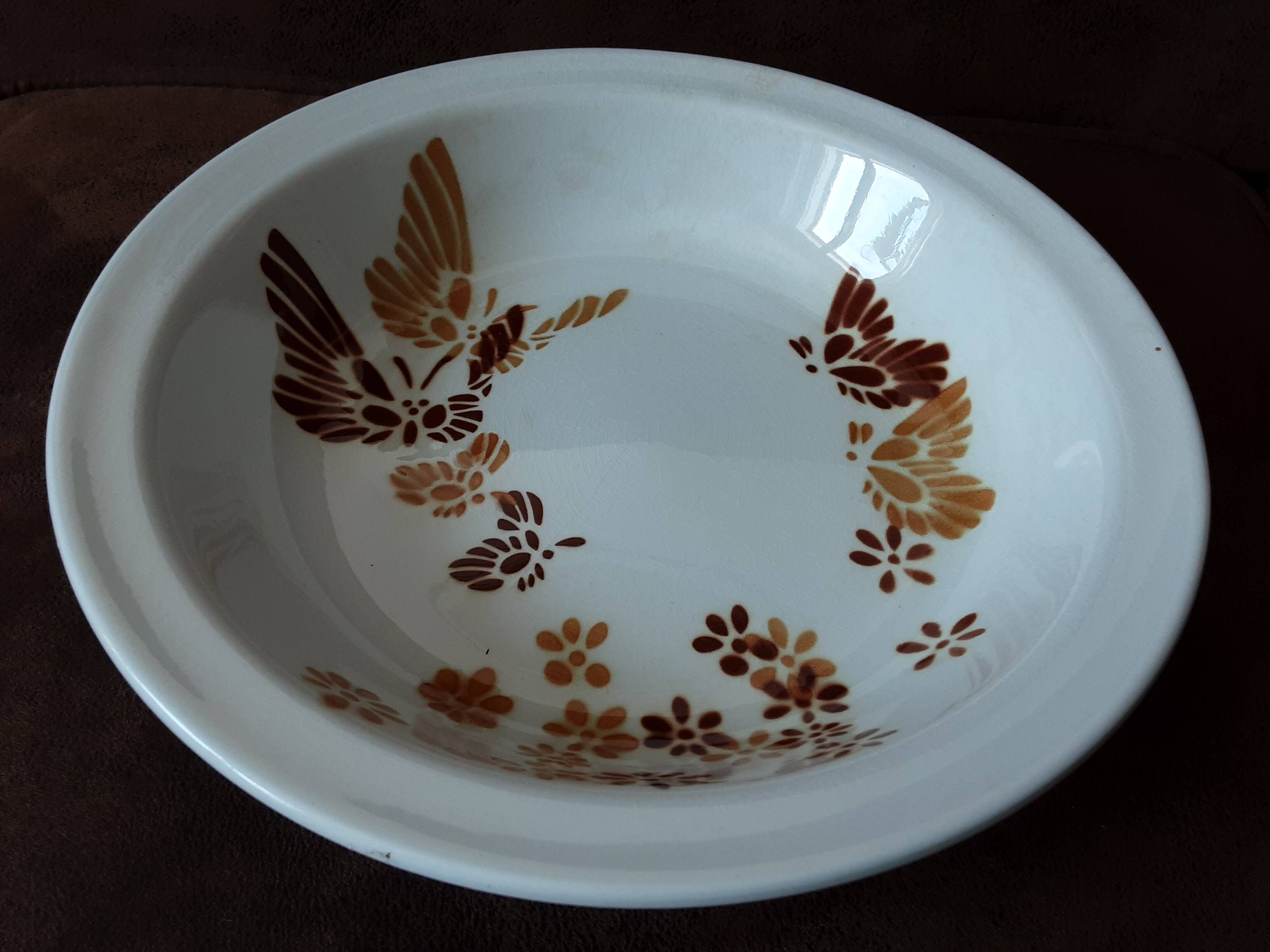 Sarreguemines salad bowl