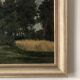 Vintage Original Landscape Oil Painting: Rowboat Nature Art