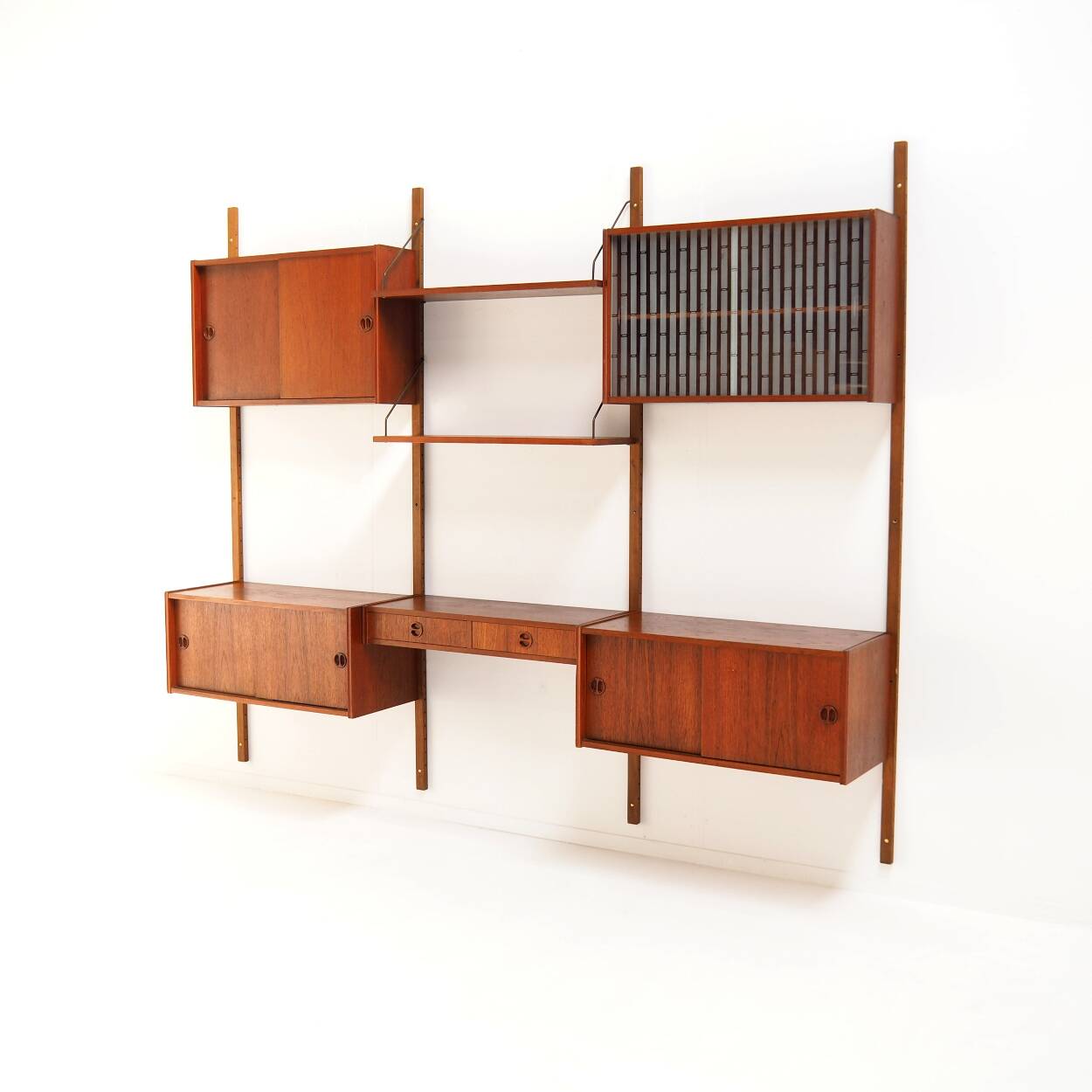 Danish Modular Wall System by Poul Cadovius, 1960s