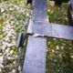 Wrought iron log holder or plant stand