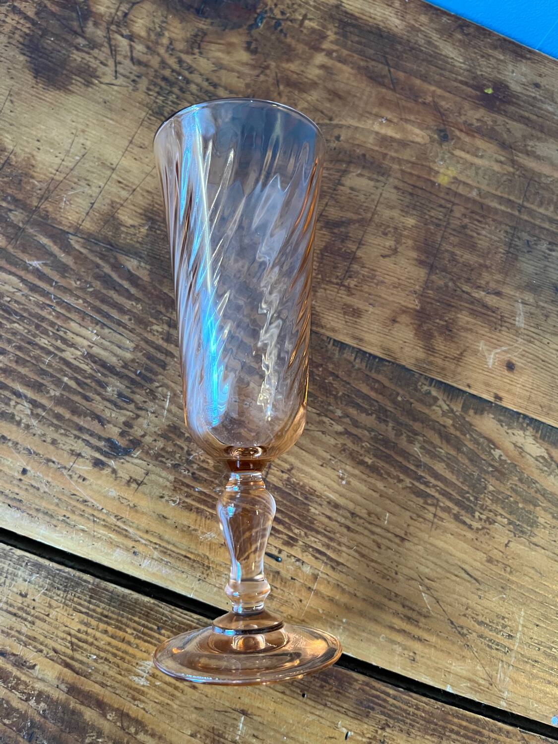 Luminarc Rosaline glass stemmed glass flute