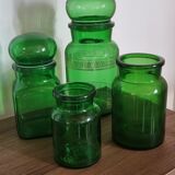 Lots of old pharmacy jars