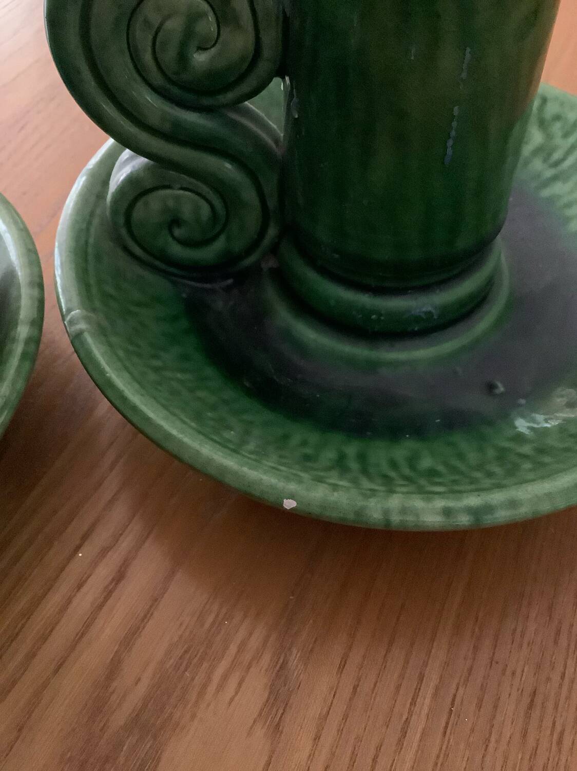 2 Ceramart Vallauris ceramic candle holders