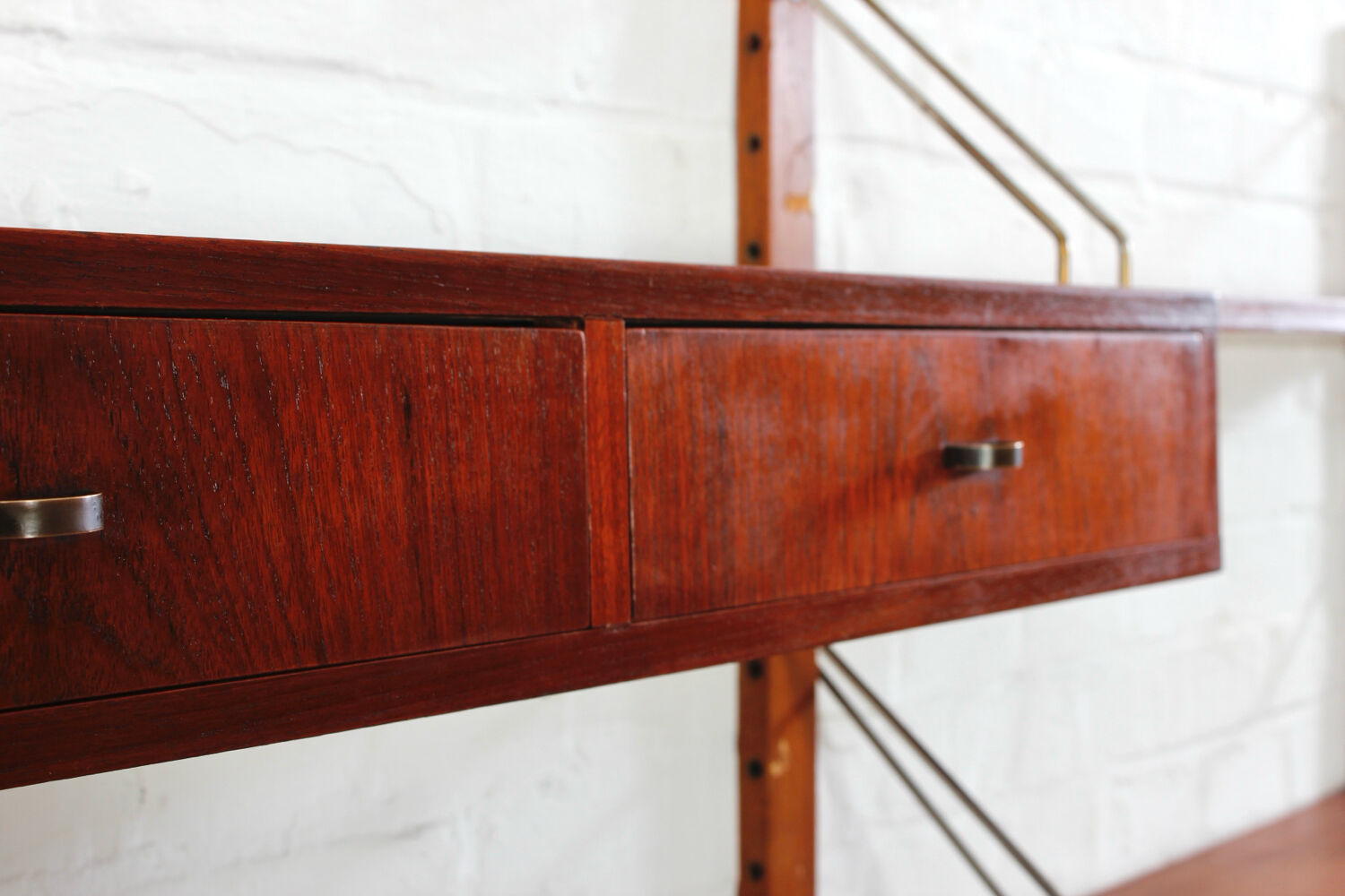Vintage Teak Regal Danish Design Mid Century 60er 70er