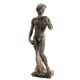 Antique garden sculpture The David in terracotta, Italy, 20th century