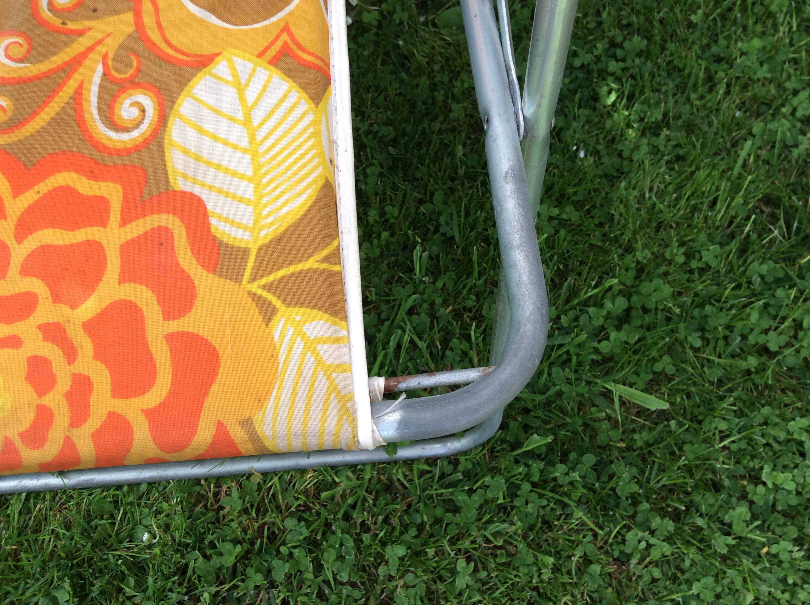 Pair of camping armchairs