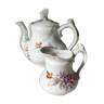 Coffee maker and creamer - porcelain XIX th