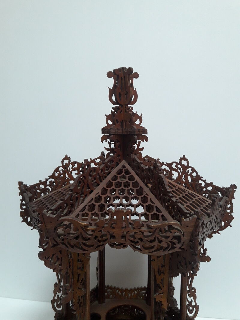 Liquor cellar bandstand wooden cut early XX °