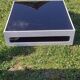 White and black square coffee table