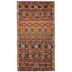 Vintage Turkish Oushak handmade wool cotton red area rug 178x335