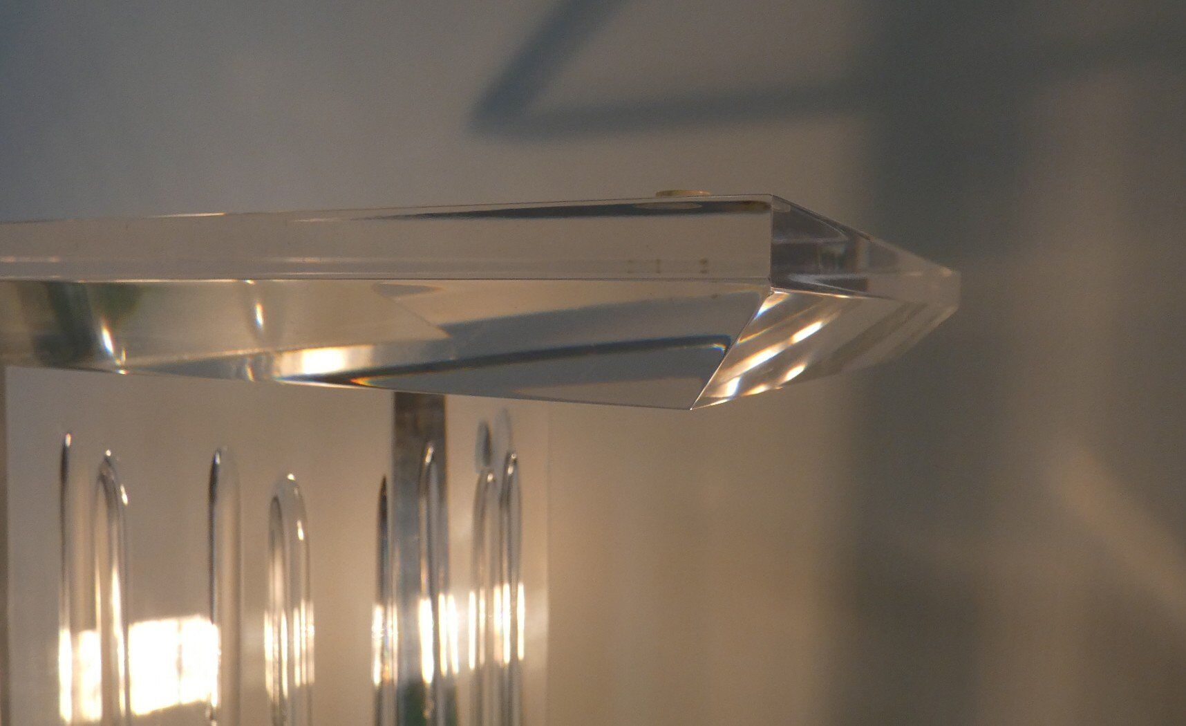 Vintage sculptural base for acrylic glass table, Italy, 2000s