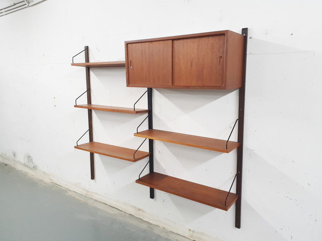 Poul Cadovius for Royal system teak wall unit, Denmark 1950