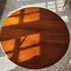 Round table with central leg 110cm extendable to 210cm