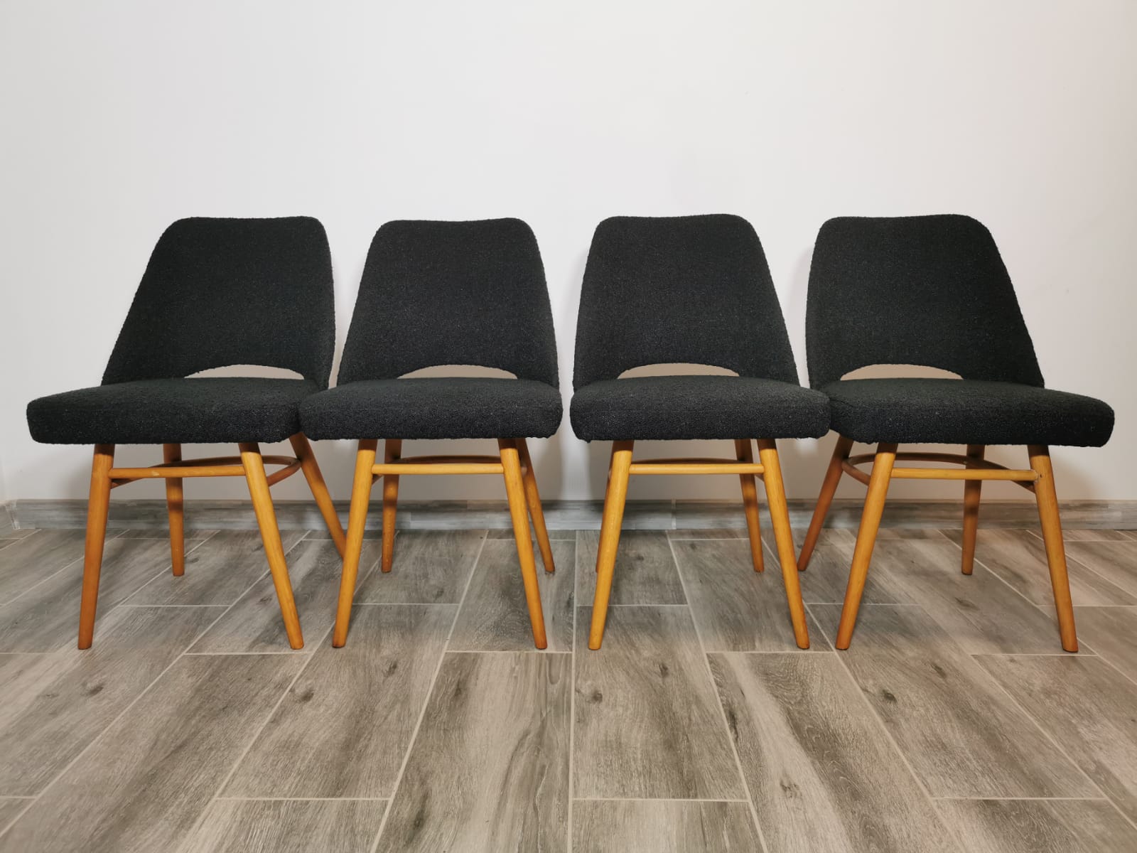 Restored dining chairs by Oswald Haerdtl