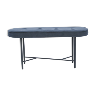 Corduroy upholstery bench