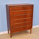 Danish chest of drawers in teak, 1960s