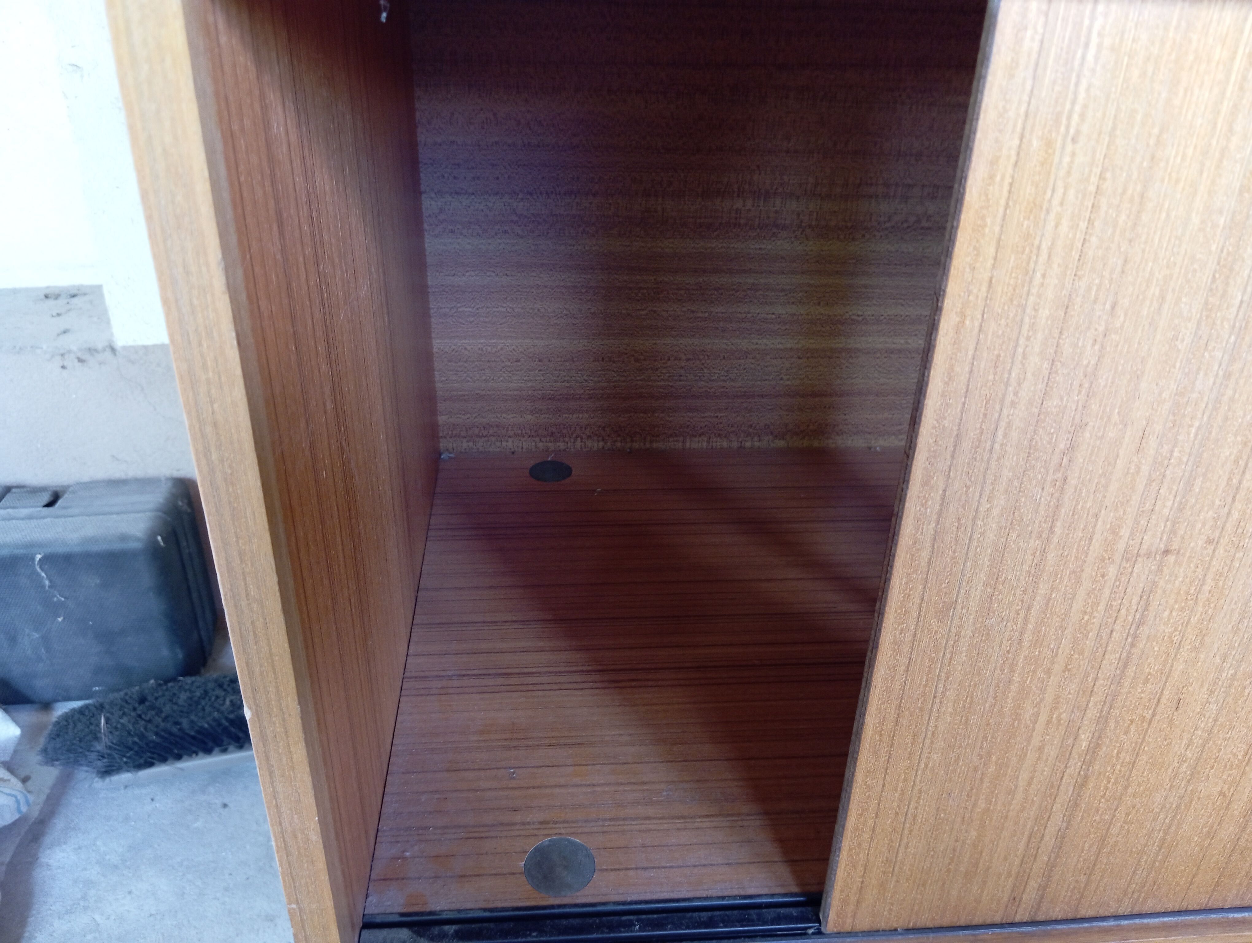Small low storage or TV unit. 1950s-60s.