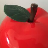 Red apple ice bucket vintage