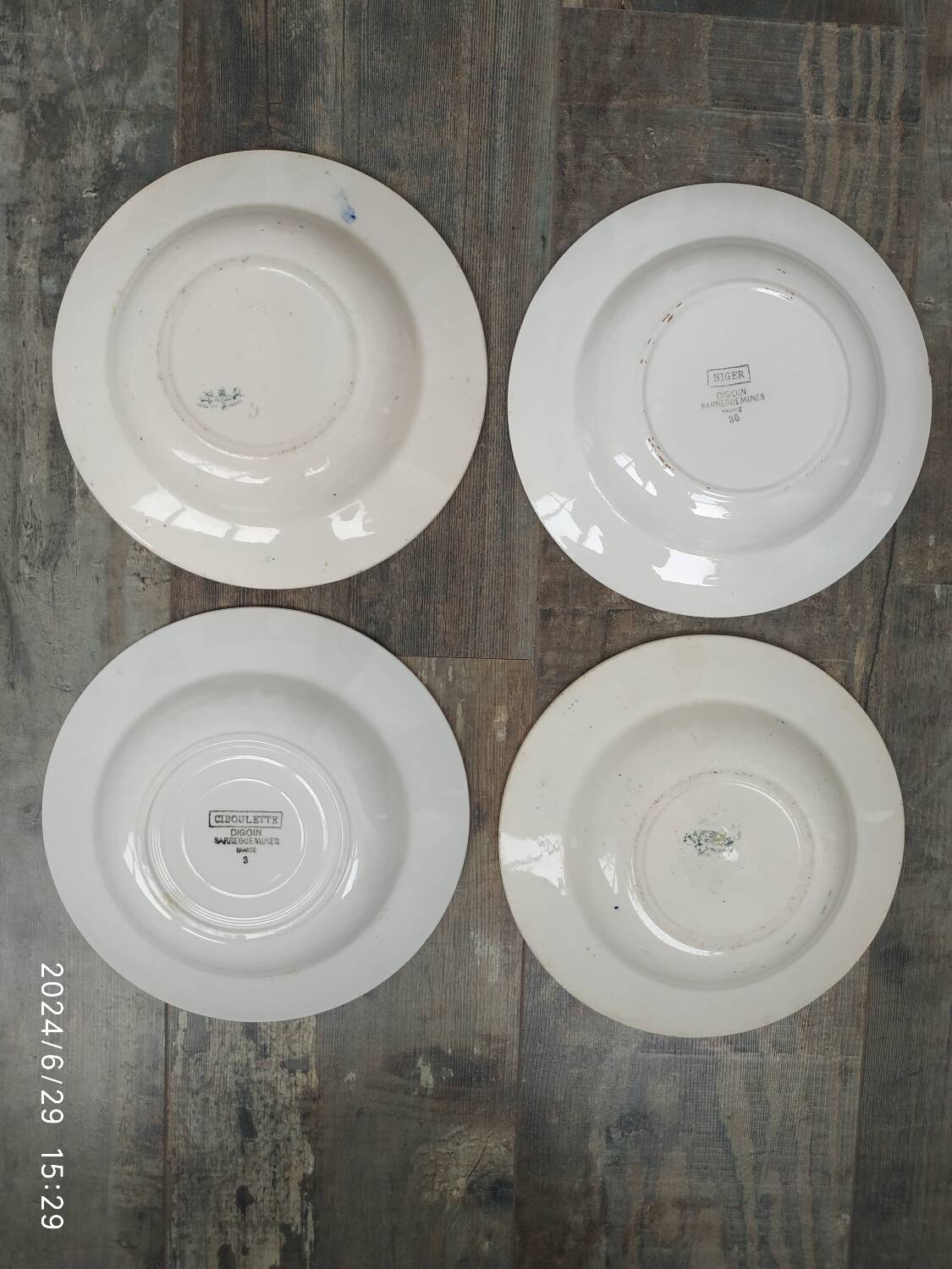 Assiettes creuses