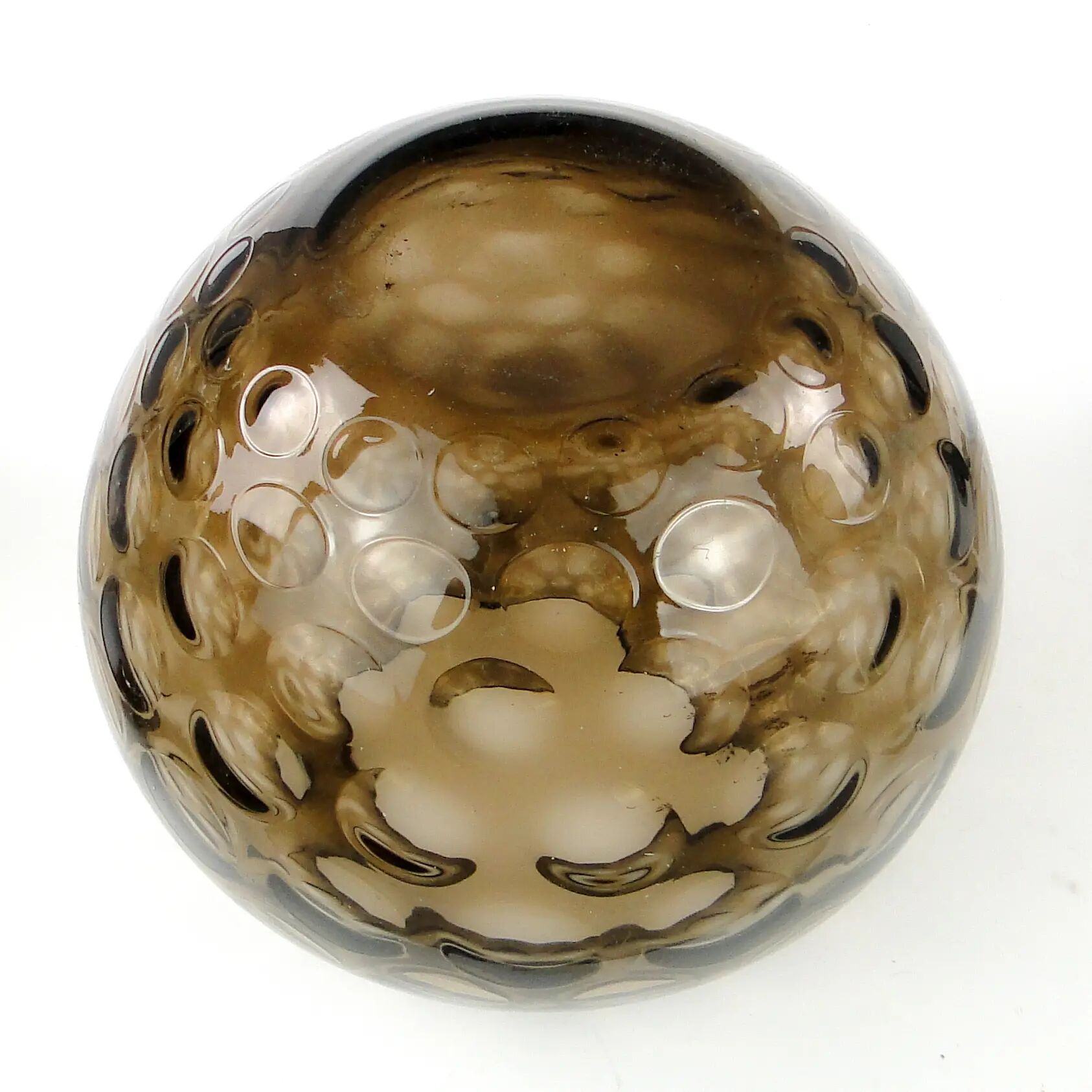 Mid-century modern vase, glass, Czechoslovakia, 1950s