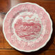 6 assiettes plates style anglais Fontebasso